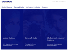 Tablet Screenshot of olympus-europa.com