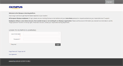 Desktop Screenshot of elearning.olympus-europa.com